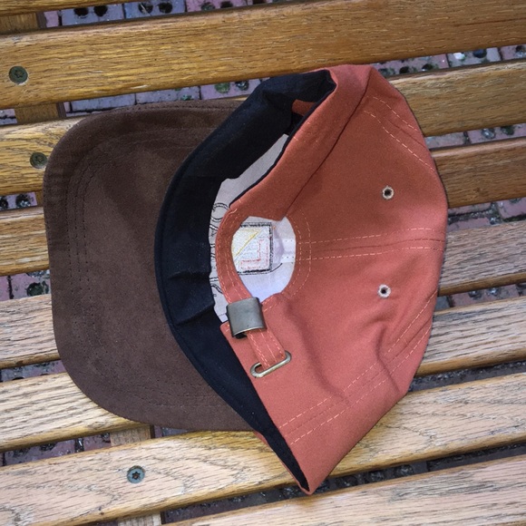 Sumaq Machu Picchu Hotel suede brim hat 6 panel adjustable back strap cap - Picture 4 of 12